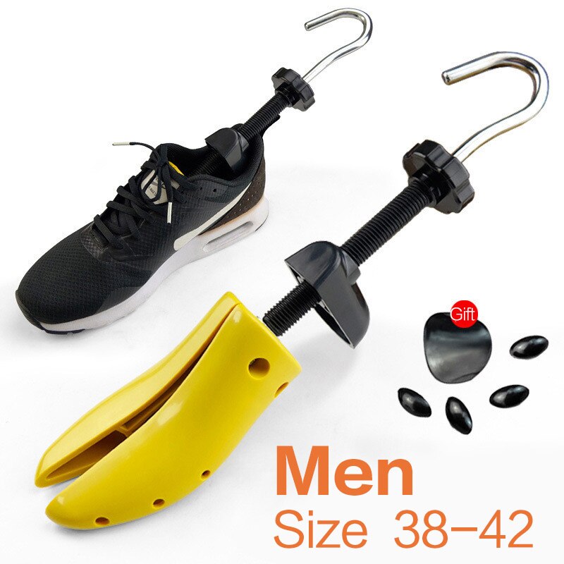 1 PC Expanding Shoes Tree Shoe Support Device For Men And Women Tree High-grade Plastic Shoe Tree Shaper Expander: Beige