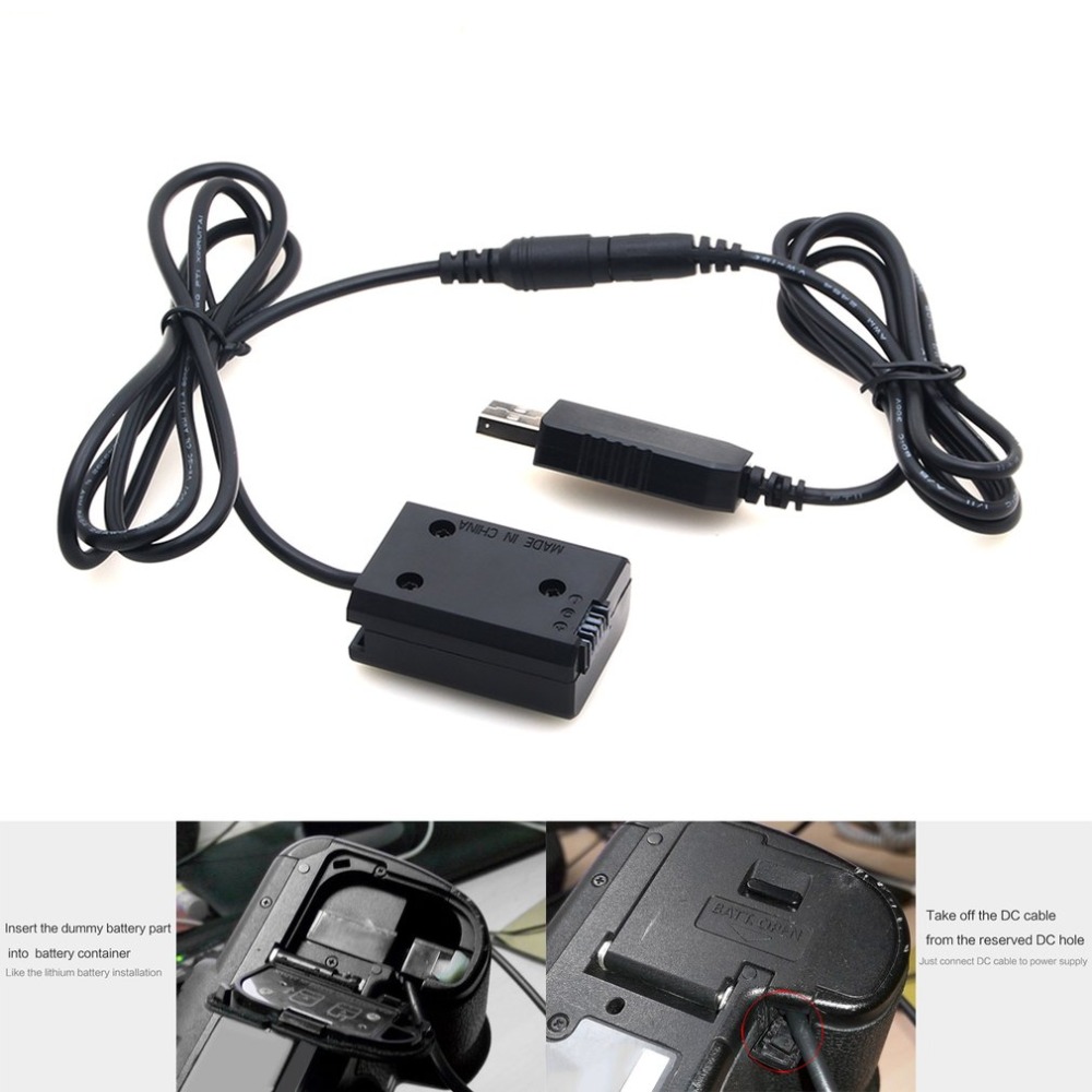 Power Adapter NP-FW50 Dummy Batterij DC Power Bank 5V 2A Enkele USB Adapter Voeding en Accessoires voor AC-PW20 sony