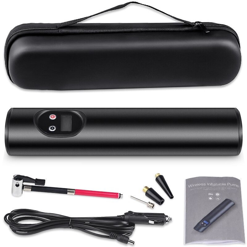 Digitale draagbare autocompressor pomp bandenpomp lcd digitale 150 psi opblaasbare 12v auto autopomp motorfiets