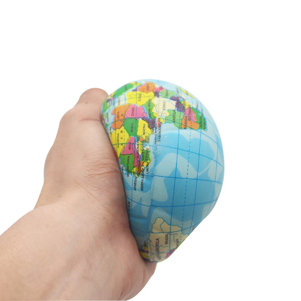 squishy toy Stress Relief World Map Foam Ball Atlas Globe Palm Ball Planet squishy toy funny Earth Ball 93mm anti stress squish