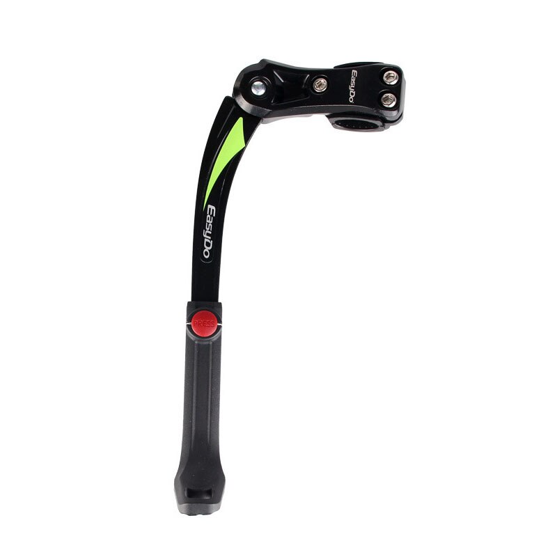24"-28" Bicycle Footrest Adjustable Bike Parking Rack Cycling Side Foot Stand Support Mountain Bike Holder Kickstand Brace Tools: Green