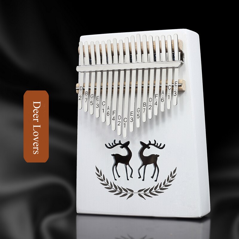 17 Keys Kalimba Mahogany Thumb Piano Reed 17 Key Music Keyboard Mini Piano High Wooden African Kalimba Finger Piano: Listing 3