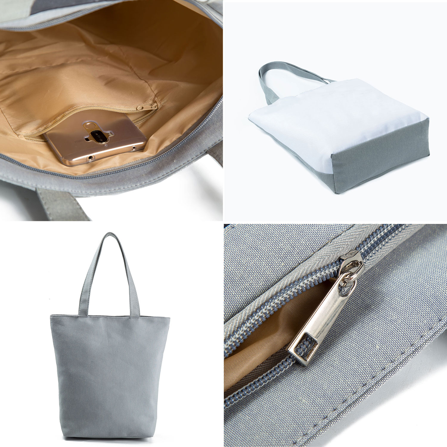 Sac à main en bandoulière de grande capacité pour femme, sac de courses exclusif avec peinture à l'huile, imprimé chien, pour épicerie, Papillon, carlin, Retriever