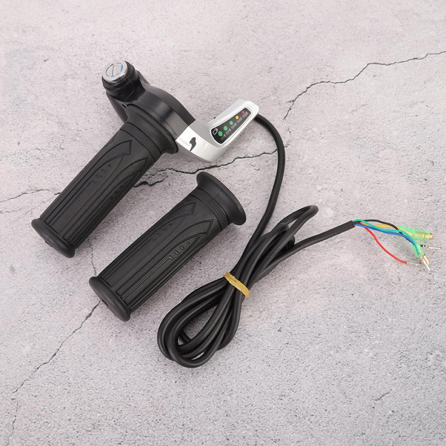 Motor de bicicleta eléctrica LED, 48V, 500W, Kit de controlador de velocidad cepillada con bloqueo, empuñadura de acelerador, accesorios ev