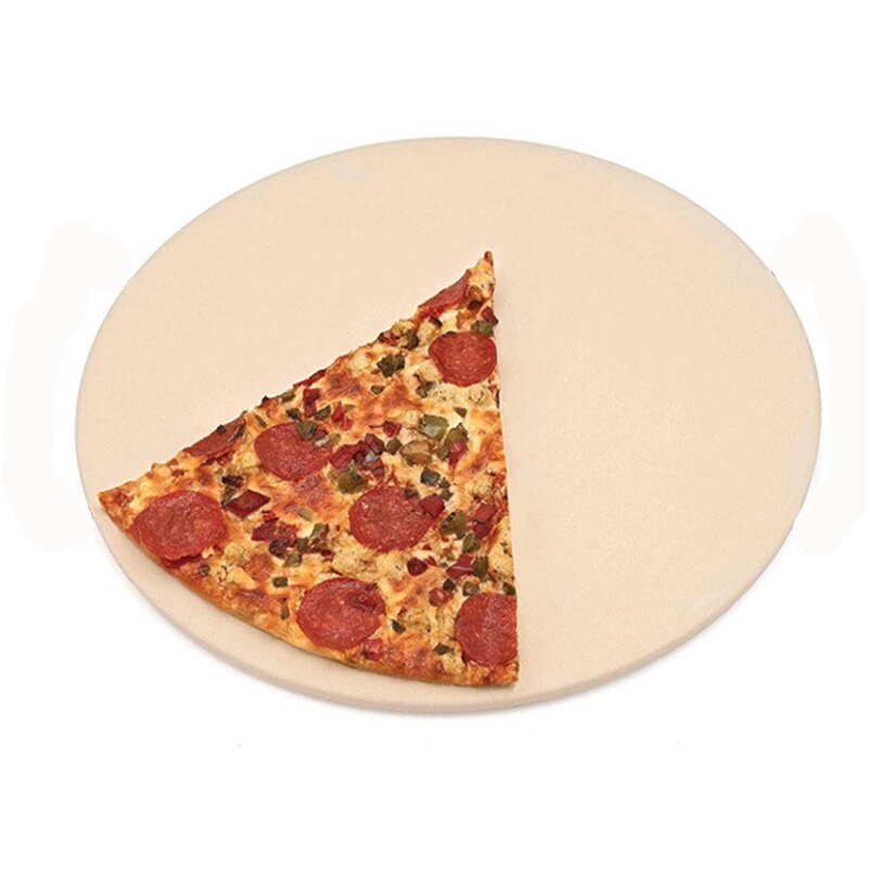 Pizza Stone for Cooking Baking Grilling 13 Inch Extra Thick Pizza Tools for Oven and BBQ Grill Bakeware Kitchen 33CM Pizza Stone