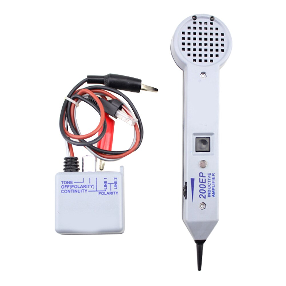 200EP Wire Tracker Cable Tester Home Tracers Tone Generator Kit Practical Plastic Adjustable Volume Inductive Amplifier Portable