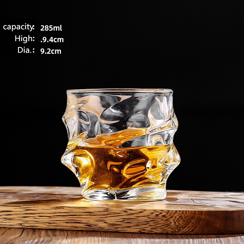 Kristallen Glazen Cup Decanter Set Whisky Karaf Cup Whisky Karaf Fles Wijn Decanter Fles Set: Chocolade