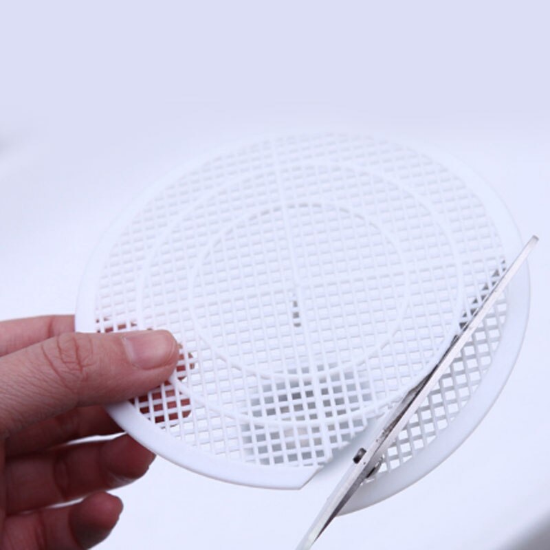 Filter Drain Hair Strainer Trap Basin Stopper Tub Strainer Sink Cover Can be Cut 12cm Hair Catcher Shower Floor Drain Cover Home