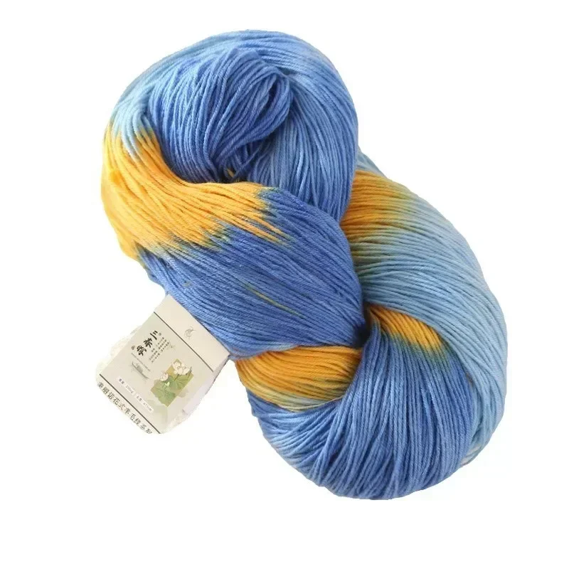 250 g 4-lagiges Garn, 100 % Wollgarn, großes Fassungsvermögen, Farbverlaufs-Kuchengarn, Häkelprodukte, um DIY-Puppenpullover, Kleidung zu machen