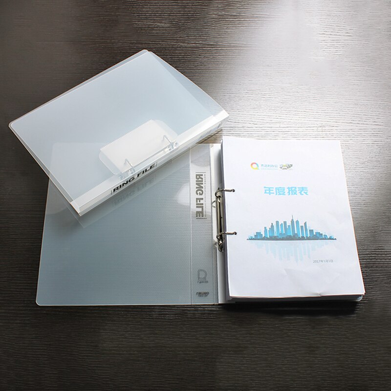 Deli Transparent document folder PP A4 File holder Document Filing product Stationery Bag for student office