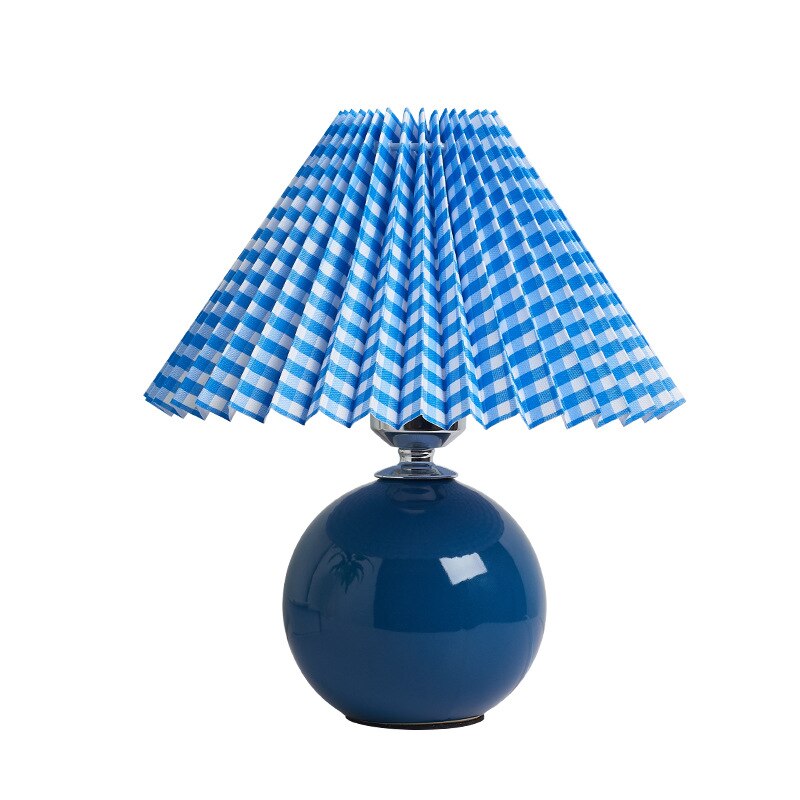 Europese moderne geplooide vouw led tafellampen slaapkamer bureaulamp hout rotan staande lamp studeerkamer leeshuis decoratie verlichtingsarmaturen