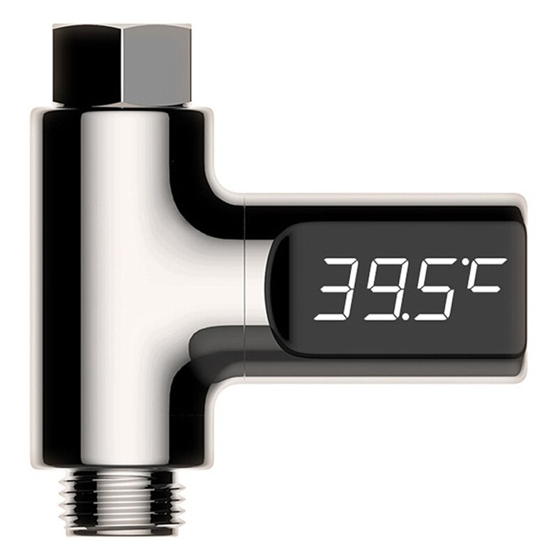 Thermomètre intelligent pour douche, affichage LED, affichage de la température de l&#39;eau, auto-production d&#39;électricité