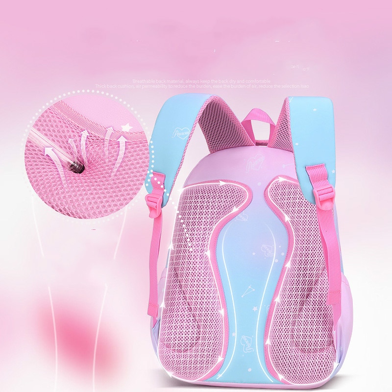 Vattentäta barn skolväskor flickor primär prinsessa skolryggsäckar barn skolväskor ortopedisk ryggsäck mochila infantil