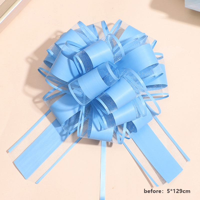 Cinta blanca para coche de boda, lazos para tirar, envoltura de , decoración para coche de boda, suministros para de cumpleaños, sillas Pew, decoración del hogar DIY: Verde menta
