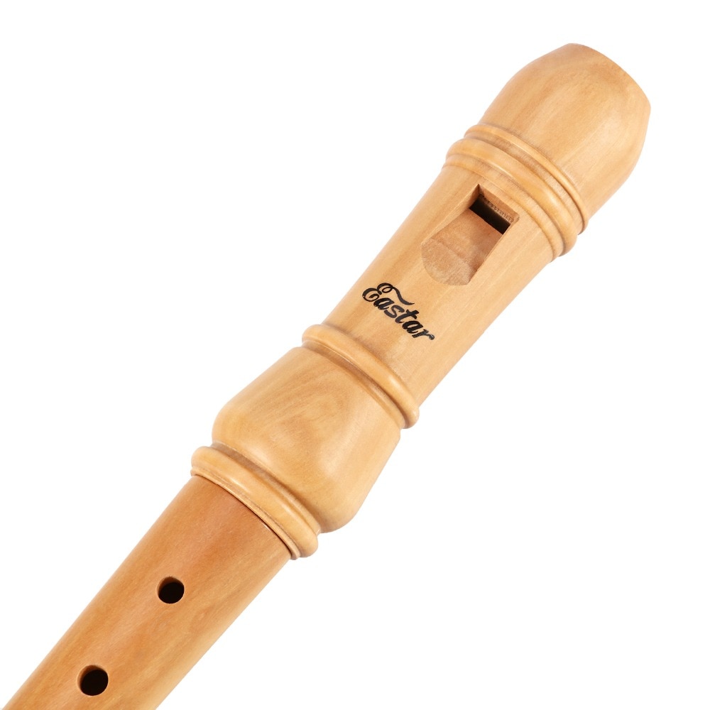 Eastar Maple Wood Soprano Recorder Set C Key Baroque Flute Recorders Instrument With Hard Case Top ERS-31BM