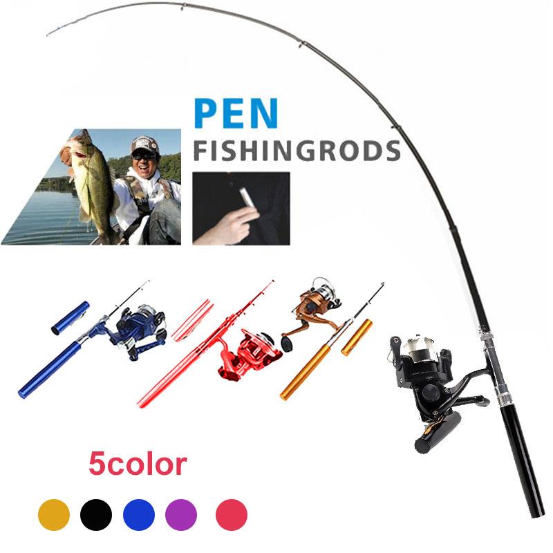 Duurzaam Carbon Mini Ijsvissen Telescopische Hengel Hengel Pole Hengelen Tool Pen Vis Hengel Praktische