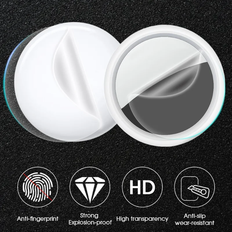 Protector de pantalla de hidrogel para localizador de perros y mascotas, película protectora suave y transparente antiarañazos para Apple Airtag