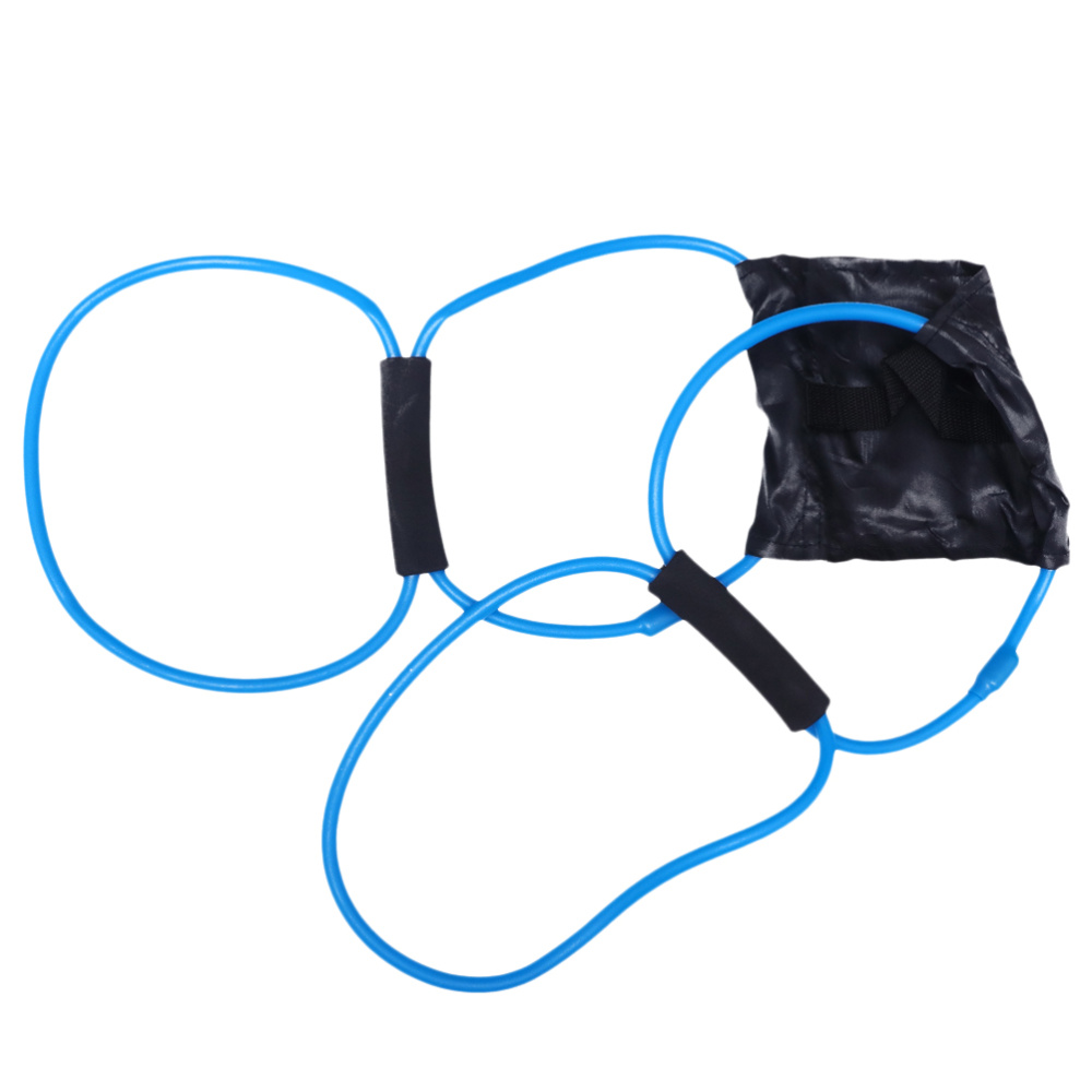 Lanzador de globos de agua para niños, Cañón de cañón, juguete de exterior para niños (línea verde, longitud 1,5 metros): Blue