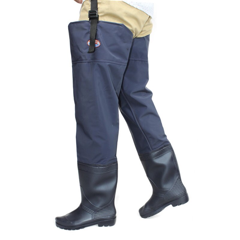 wysoki-skok dla obu płci wodery wędkarskie spodnie nogi Super duża syntetyczna skóra buty pogrubienie podeszwa jednoczęściowe wodery wędkarskie spodnie nogi