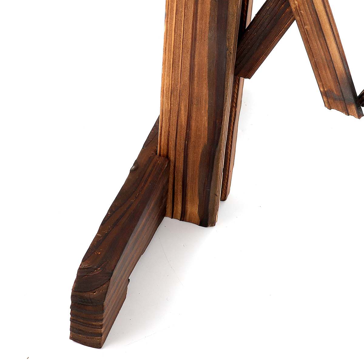 100cm Retractable Expanding Fence Decorative Outdoor Wooden Fence Pet Safety Fence For Patio Garden Lawn Decoration