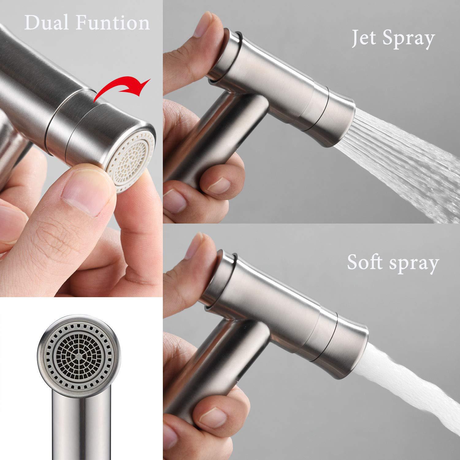 Handheld Bidet Spuit Draagbare Luier Bidet Rvs Hand Bidet Kraan Voor Badkamer Handspuit Douchekop