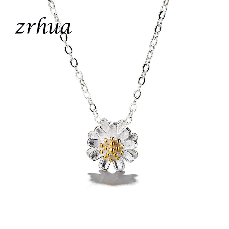 925 Sterling Silver Jewelry Sets for Women Flower Pendant Necklace Earrings Ring Bracelet Bangle Engagement