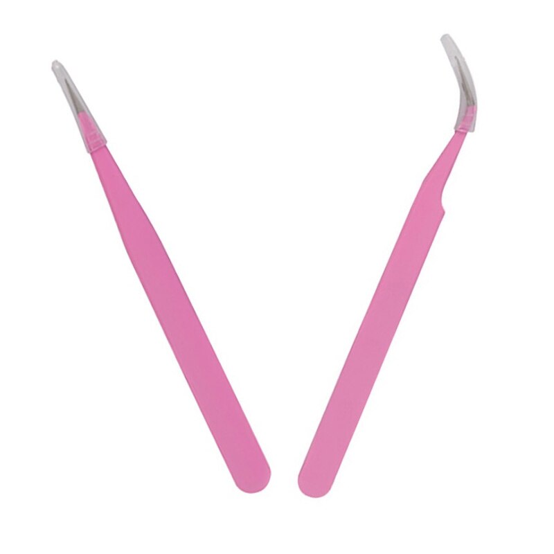 1 piece pink straight / curved nail clippers for 3D sticker rhinestone sticker picker metal nail tool