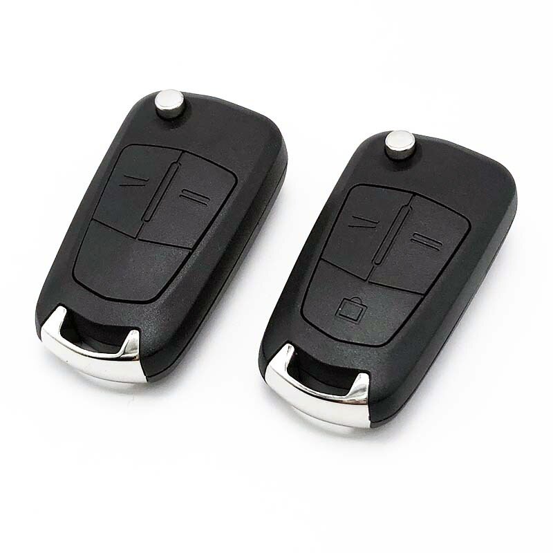 Cubierta de la carcasa de la llave del coche 2/3 botón plegable para Vauxhall Opel Corsa Astra Zafira Insignia llave de Vectra reemplazo