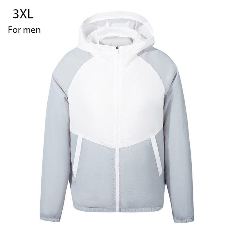 Cooling Jackets for Outdoor Summer Air Conditioning Fan Clothes USB Pure Cotton Heatstroke Proof Coat for Men Woman: MULTI