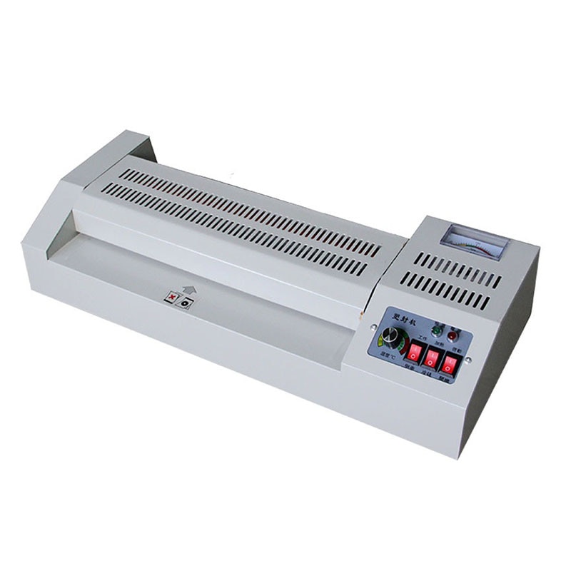 Laminador de Metal para oficina/hogar, máquina de laminación de 4 rodillos de 320mm, A3 foto A4, temperatura ajustable, nivel 320A