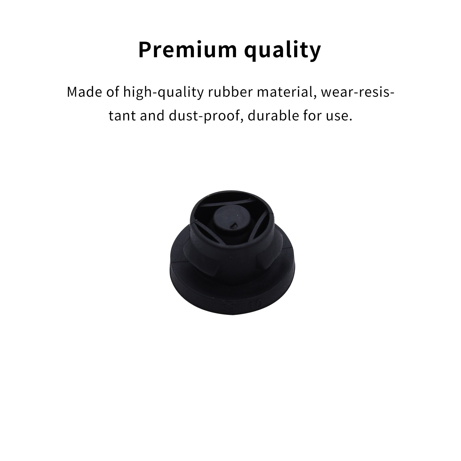 Filtro de aire de goma para coche, ojal de inserción para exterior, piezas de coche personales, decoraciones para PEUGEOT CITROEN 1,6 HDI 1422A3, 2 uds.