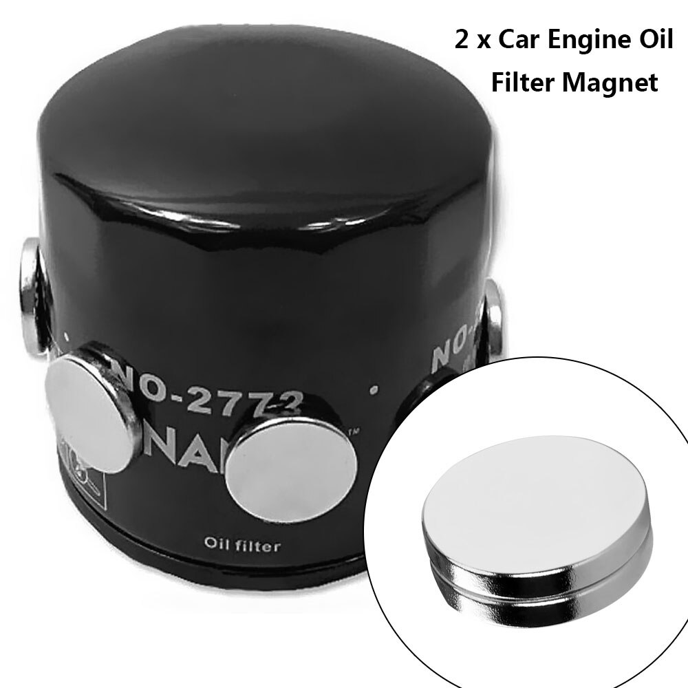 2 sztuk silny magnes adsorpcyjny ekonomizer paliwa filtr oleju silnikowego samochodu ATV SUV motocykl silnik oszczędzania oleju dla żelaza ciała