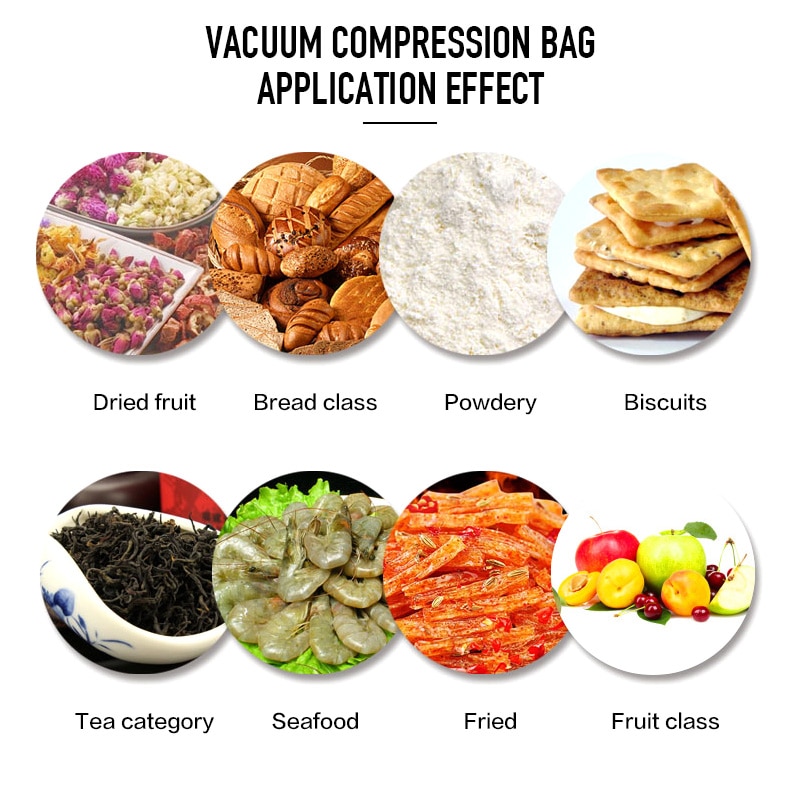 Kitchen Food Vacuum Sealer Bag Storage Bags For Vacuum Sealer Food Packaging Machine Saver Fresh Long time Vacuum Sealer