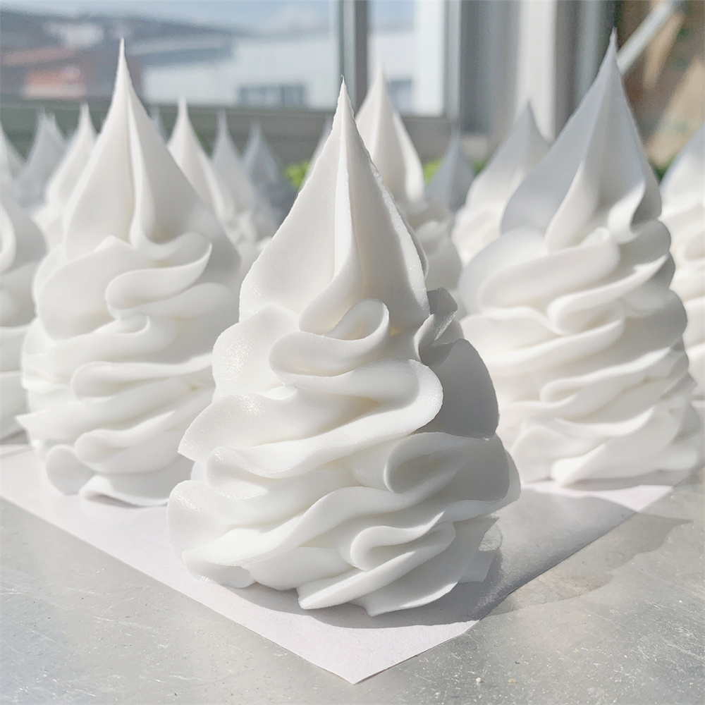 2.3 tum vit original smak mjölkglass populära gör-det-själv handgjorda leksaker lekfönster display provhuvud plastmodell gör-det-själv