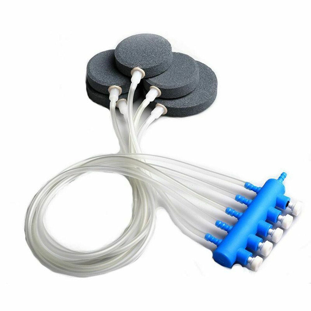 2 3 4 5 6 Way Luchtpomp Accessoires Hendel Aquarium Controle Aquarium Outlet Air Flow Distributeur Schakelaar Zuurstof buis Nuttig