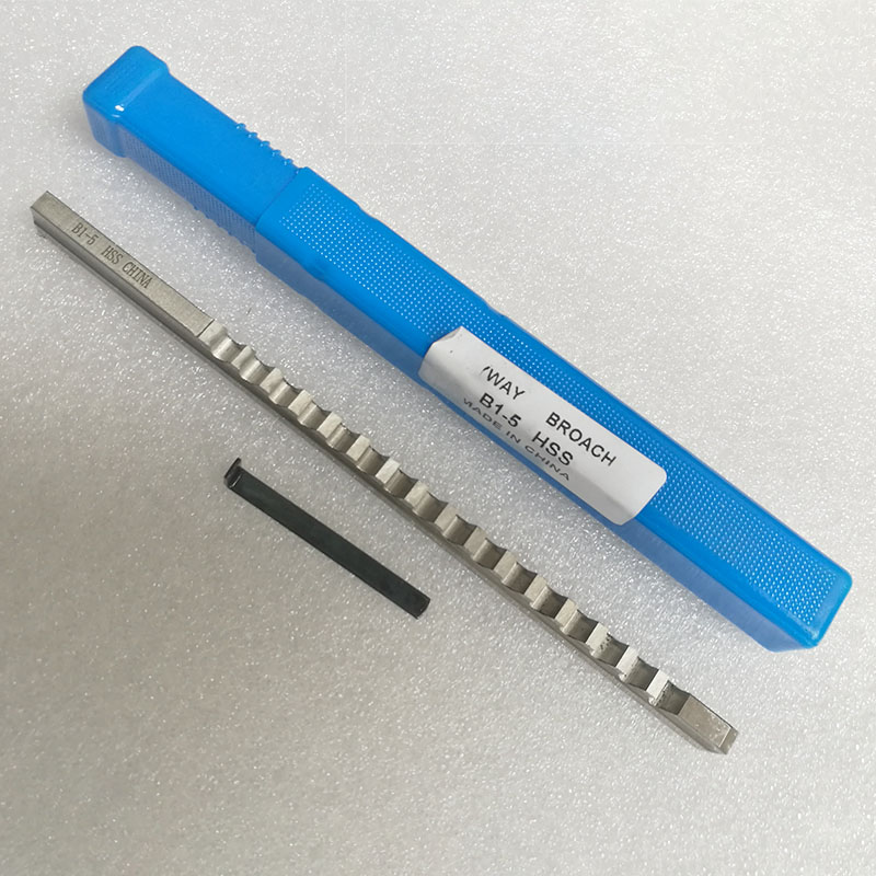 5mm b1 skub-type nøglebroach metrisk størrelse med shim højhastigheds stål skæreværktøj til cnc maskine