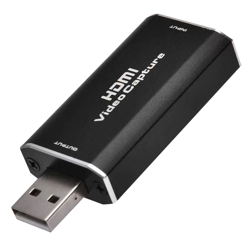 Mini HDMI Video Capture Card o Video Capture Card HDMI to USB2.0 1080P HD Record Suitable for PS4 Game DVD Camcorder