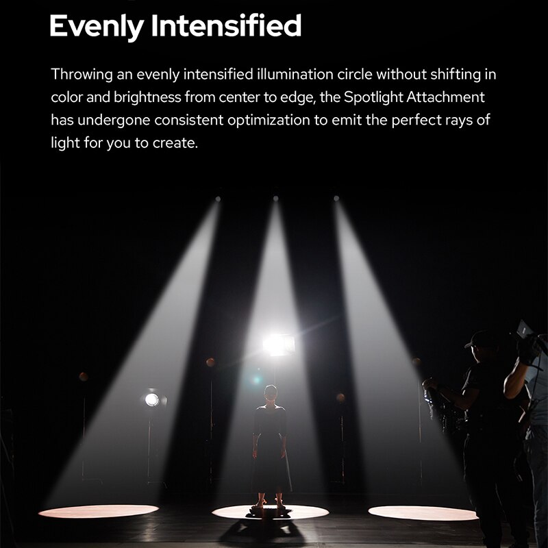 Godox VSA-19K VSA-26K VSA-36K Spotlight Attachment Conical Snoot Optical Condenser with Bowens Mount for VL300 SL150II LED Light