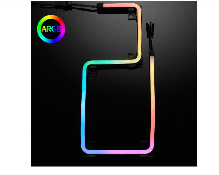 PHANTEKS M1 M5 Light strip ARGB Neon computer case decoration led strip 5V 3PIN light header AURA 550mm 1000mm