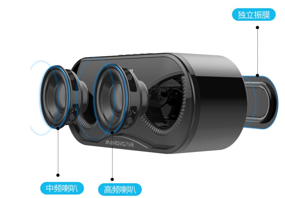 M6 Cool Owl Bluetooth Speaker LED Flash Wireless Loudspeaker FM Radio Alarm Clock TF Card Support Select Songs By Number