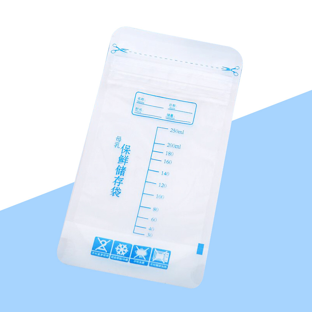 10-30 stk 250ml mælke fryseposer modermælk babymad opbevaring modermælk opbevaringspose bpa gratis baby sikre fodringsposer fodring