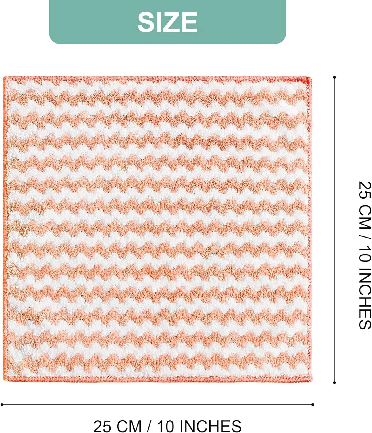 Microfiber Reinigingsdoekje Fluwelen Verdikte Vaatdoeken Hoog Absorberend Schuren Keuken Wassen Vaatdoeken Huishoudelijke Veeg Handdoeken