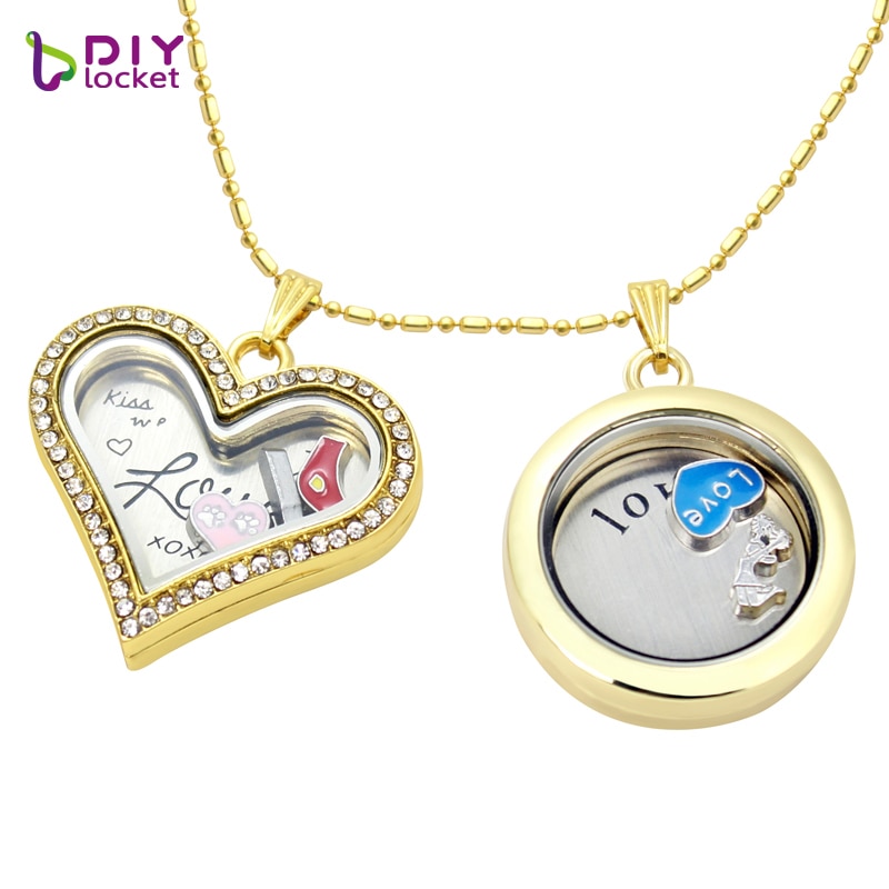 Diylocket 100 STKS Mix Stijl Drijvende charms Zinklegering Fit voor Glas Drijvende medaillon LSFC115 * 100