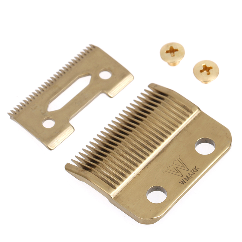 Hair Clipper Blades For WAHL Clipper 2-Hole Barber Haircutter Accessories: Gold