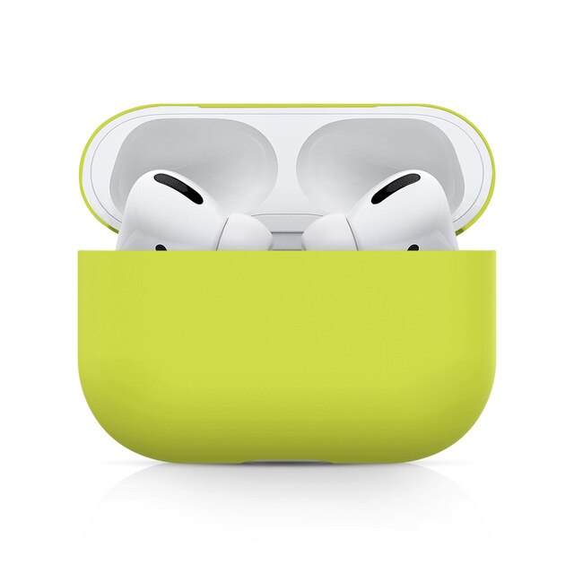 Doces casos de silicone para airpods pro caso sem fio bluetooth para apple airpods 3 capa caso do fone ouvido para vagens ar pro fundas: YELLOW