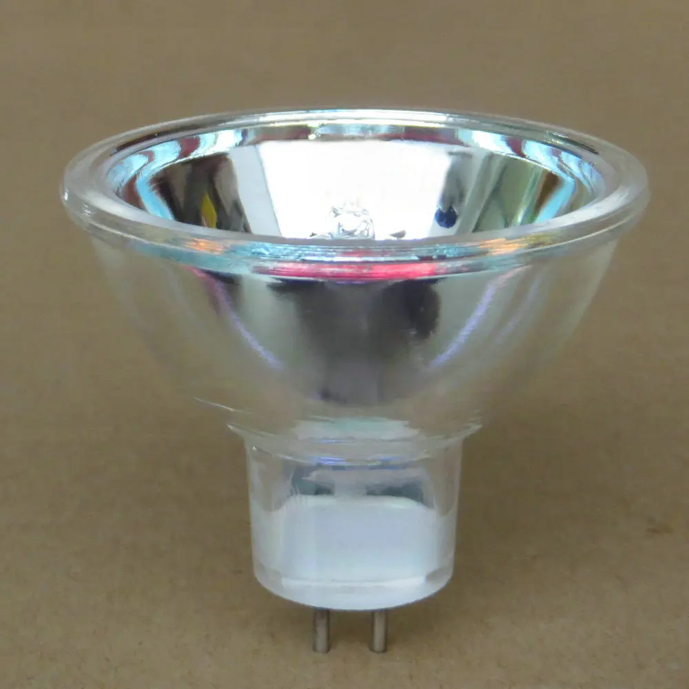 2Pcs ELC HALOGEN LAMP 24VOLT 250WATT 24V 250W MR16 GX6.35 for Projector Microscope,Endoscope Microscope Fiber Optic Light Source