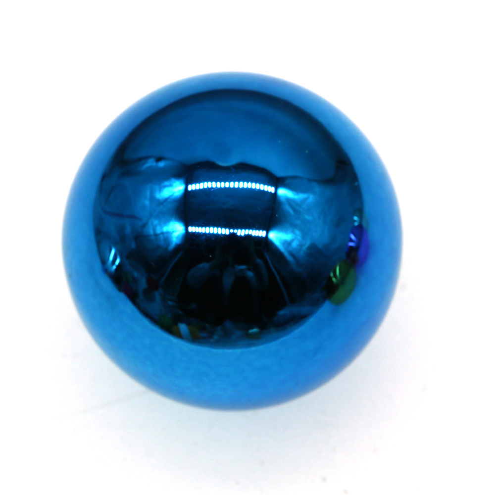 1pc x 35mm förkromad kultopp med mutter för joystick sanwa arkadkommando retro spelmaskin snk neo geo diy flipperspeldelar: Blå