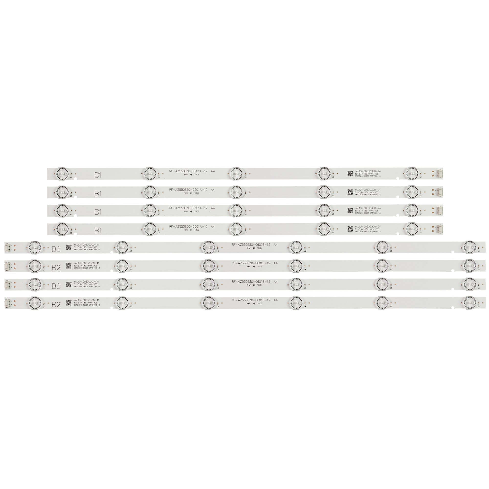 Led baggrundsbelysningsbånd til  lg 55 &quot;  tv 55 uj 6200 55 uj 6300 rf-az550 e 30-0501a-12 rf-az550 e 30-0601b-12 sdl 550wy ld0-910 55 e 388g