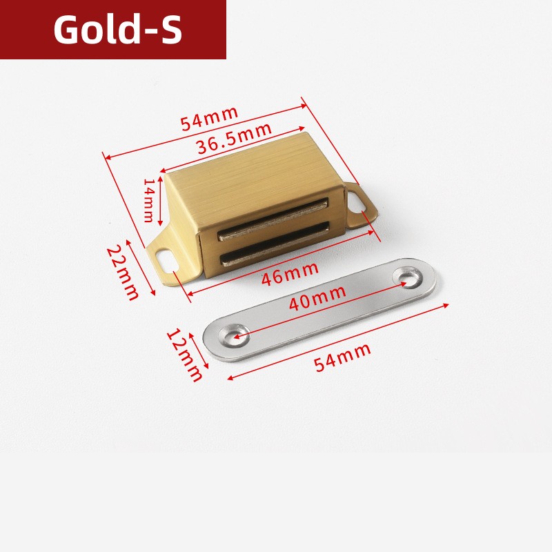 Magnetic Door Catch Strong Heavy Duty Cabinet Catches Cupboard Wardrobe Magnets Door Latch Catch Furniture Stopper Hardware: Red