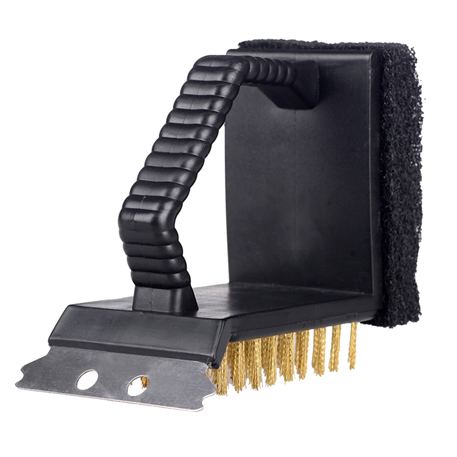Brosse de nettoyage pour Barbecue, grattoir, éponge, multifonction, pour charbon de bois, gaz, porcelaine